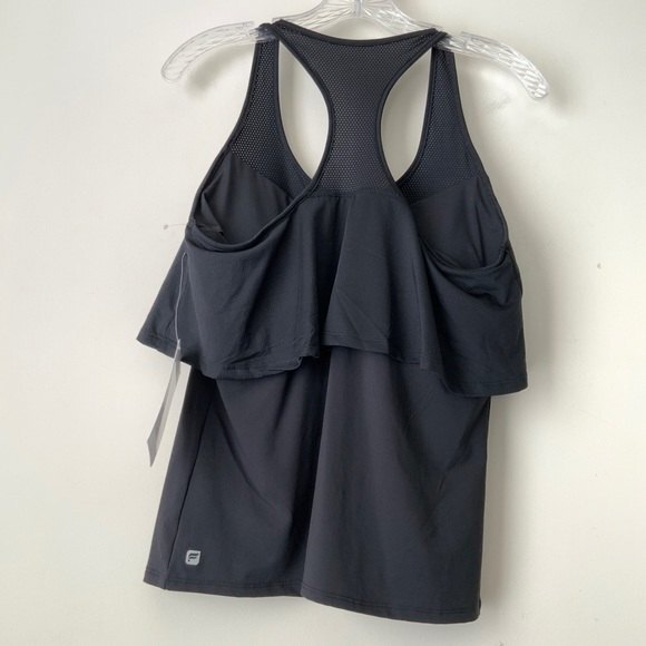 Fabletics Tank Women M Black Ashlyn Double Up - Picture 2 of 6
